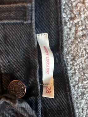 Levi's Black Wash Flare Jeans